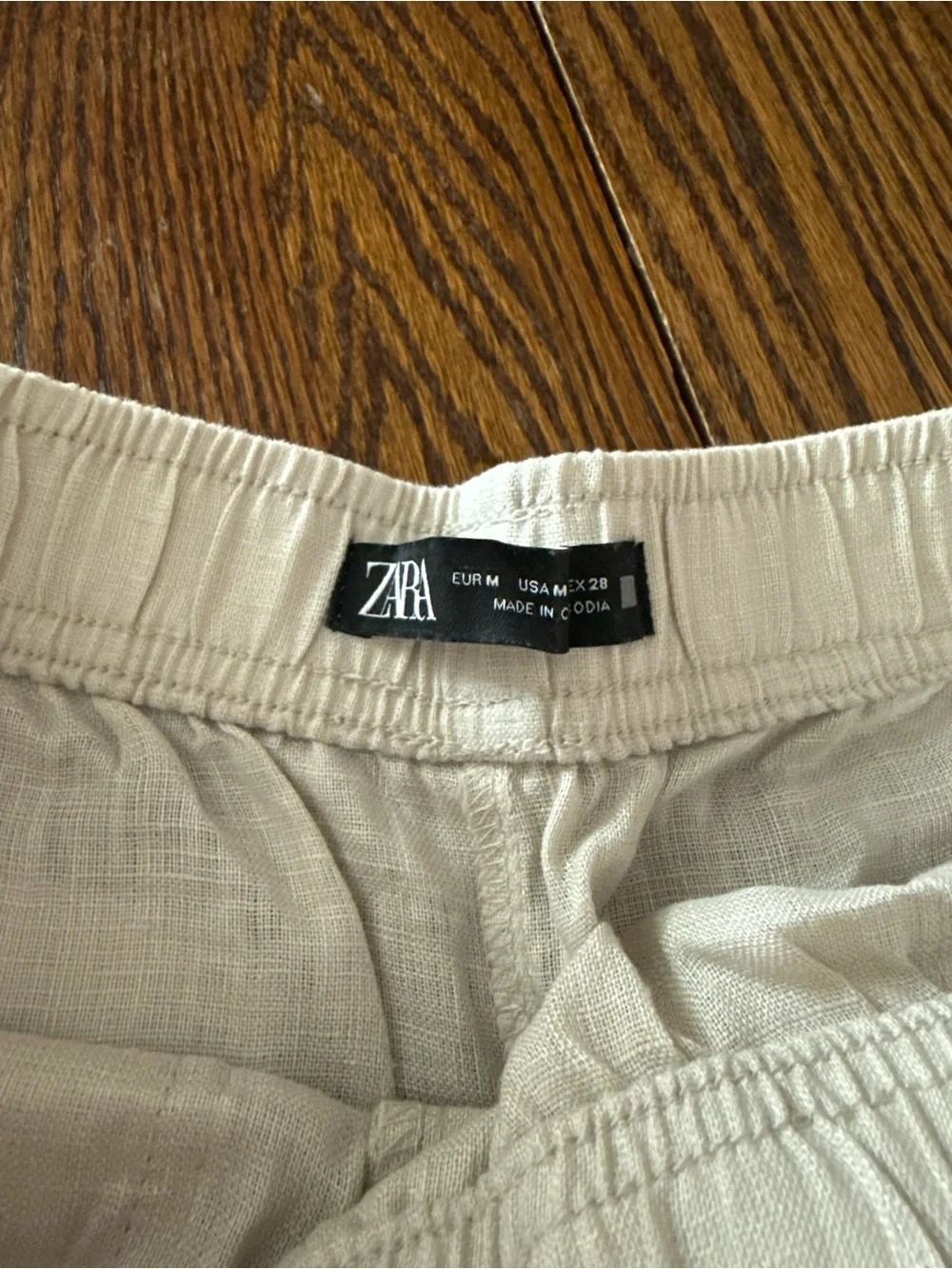 ZARA | Cream Utility Pants